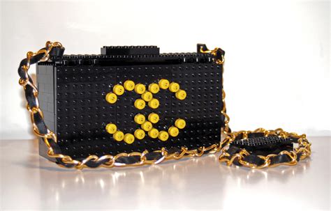 chanel lego clutch white|Chanel Lego clutch bag.